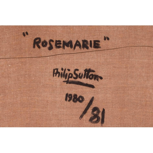 75 - Philip Sutton (British b. 1928) Rosemarie † signed, dated and titled 'Philip Sutton 1980/81' (verso)... 