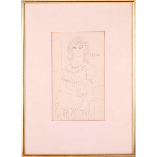 79 - Francis Newton Souza (British/Indian 1924-2002) Untitled (Study of a Woman) † signed and dated 'Souz... 