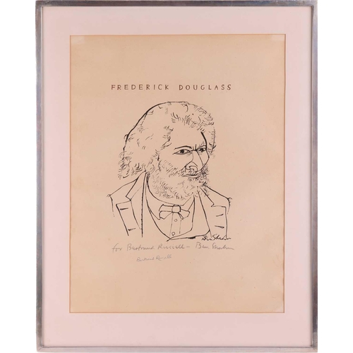 84 - Ben Shahn (Lithuanian 1898-1969) Frederick Douglass (1965) signed and dedicated in pencil 'for Bertr... 