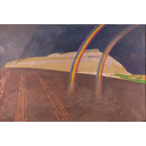 4 - † Jack Wright (1919 - 1994), Rainbows, initials 'J.W.' and dated '76 (lower right), oil on canvas, 6... 