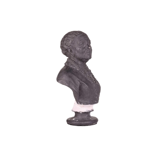 127 - After Victor Gleichen, a rare plaster bust of Mary Jane Seacole (1805 - 1881), the Jamaican-born nur... 