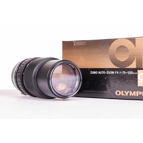 147 - A large collection of Olympus OM System camera lenses, comprising: Zuiko Auto-Macro 135mm F4.5, Zuik... 