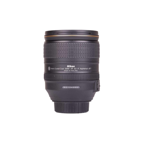 156 - A Nikon AF-S Nikkor Lens, 24-120mm f/4G ED VR, with lens hood, front and back covers and carry bag, ... 