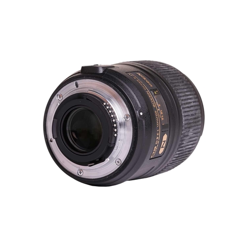 158 - A Nikon AF-S Micro Nikkor Lens 60mm f/2.8G ED, with lens hood and front and rear covers, in original... 