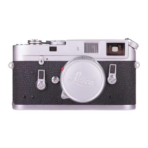 184 - A Leica M4 Rangefinder Camera,1970, chrome, serial no. 1207564, fitted with a Leitz Elmar 1:2.8/50mm... 