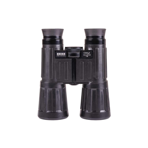 188 - Zeiss Dialyt 10 x 40 B T* binoculars, serial number 1661083, with leather strap and Zeiss carry pouc... 