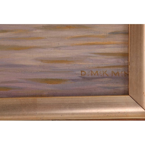 6 - D.Mck Mck (late 20th century), Boys bathing, signed 'D. McK McK' (lower right), oil on canvas, 40 x ... 