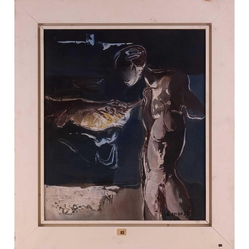 100 - † Mario Bionda (Italian 1913-1985) Notte Mediterranea signed and dated 'BIONDA 72' (lower right), fu... 