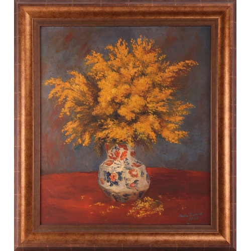 20 - Nadia Benois (Russian 1896-1975) Still life of Mimosa signed and dated 'Nadia Benois/1940' (lower ri... 