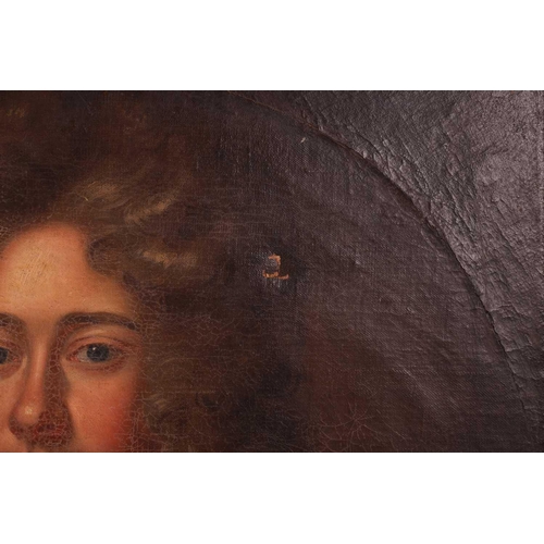 30 - Follower of Sir Godfrey Kneller Bust-length portrait of a Gentleman in a long wig oil on canvas 76 x... 