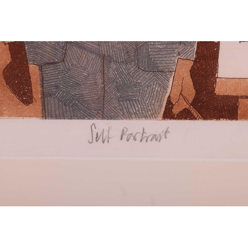 45 - † Julian Trevelyan (British 1910-1988) Self-portrait (1965-1966) signed, titled and inscribed 'artis... 