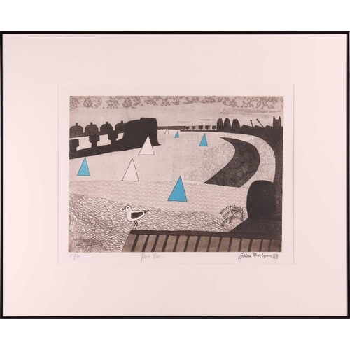 66 - † Julian Trevelyan (British 1910-1988) Flood Tide titled and numbered '25/50' in pencil etching with... 