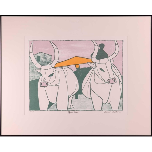 70 - † Julian Trevelyan (British 1910-1988) Green Oxen (1968) signed, titled and numberd '53/75' in penci... 