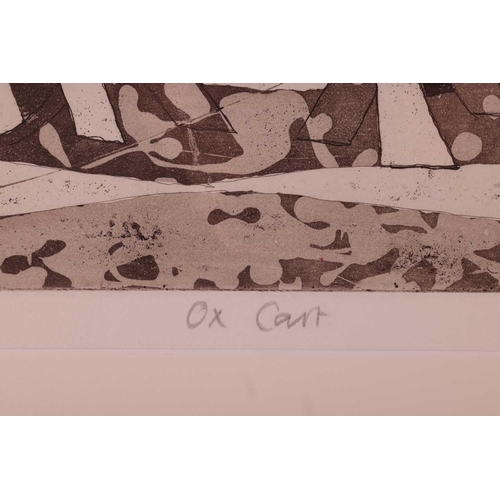 71 - † Julian Trevelyan (British 1910-1988) Ox Cart (1968) signed, titled and numbered '54/75' in pencil ... 