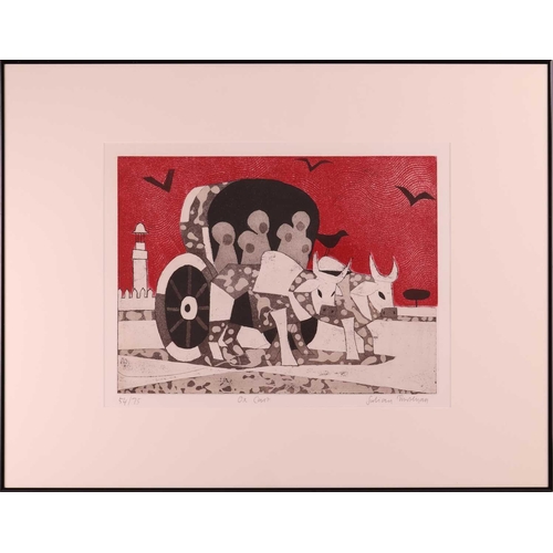 71 - † Julian Trevelyan (British 1910-1988) Ox Cart (1968) signed, titled and numbered '54/75' in pencil ... 