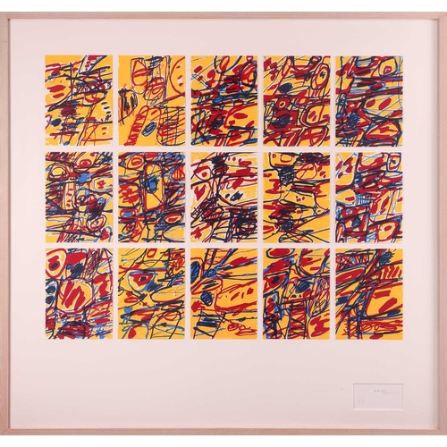 83 - † Jean Dubuffet (French 1901-1985) Orreflammes, 1984 complete set comprising fifteen screenprints in... 