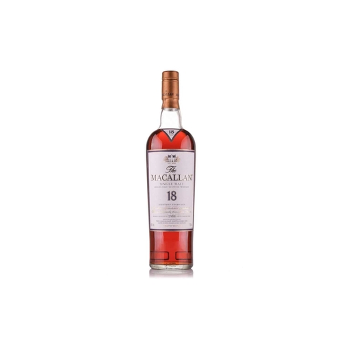 135 - The Macallan Single Malt Whisky, 18 Years Old, 'Exclusively Matured in Selected Sherry Oak Cask from... 