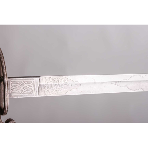 173 - A Victorian 1822 type Infantry Officer's sword and scabbard, 89 cm length of blade, together with an... 