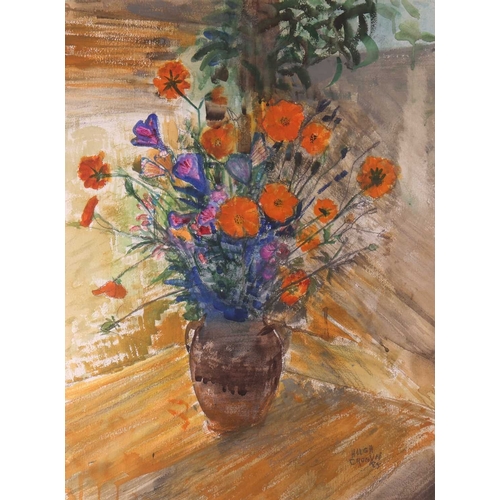 38 - Hugh Cronyn (Canadian 1905-1996) French Garden Flowers signed and dated 'Hugh/Cronyn/85' (lower righ... 