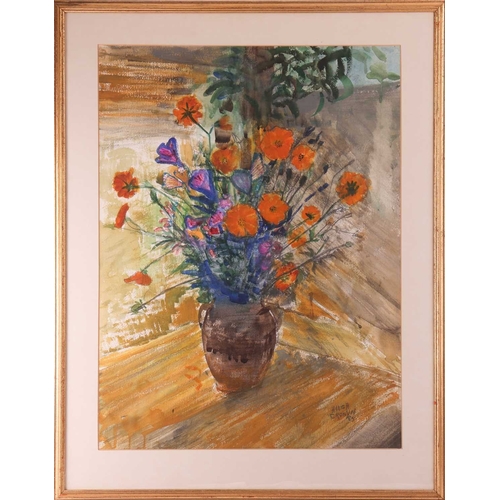 38 - Hugh Cronyn (Canadian 1905-1996) French Garden Flowers signed and dated 'Hugh/Cronyn/85' (lower righ... 