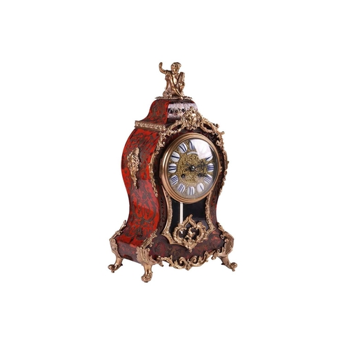 74 - A Louis XV-style red Boulle 