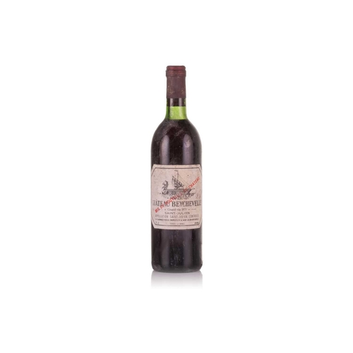 199 - A bottle of 1979 Chateau Beychevelle Saint Julien, together with a 1979 Chateau Cantemerle and a 198... 