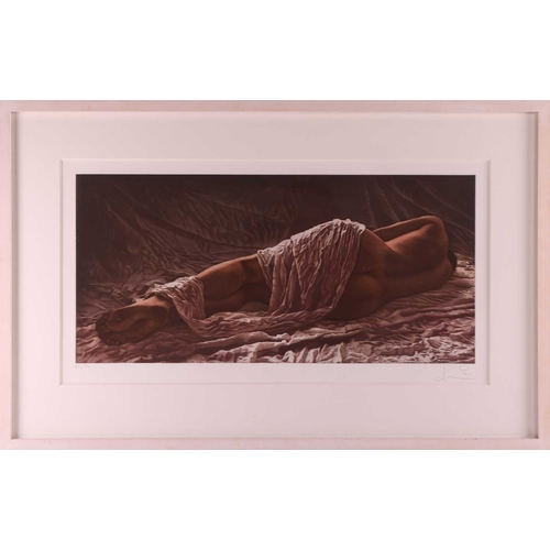 104 - Willi Kissmer (German 1951-2018) Liegender II; Der Viktorianische Schal; Dam in Rot mit Schal three,... 