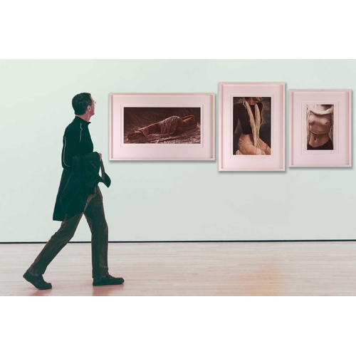 104 - Willi Kissmer (German 1951-2018) Liegender II; Der Viktorianische Schal; Dam in Rot mit Schal three,... 