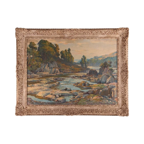 52 - Samuel John Lamorna Birch (British 1869-1955) The Lochy at Torcastle, Inverness-shire signed and dat... 