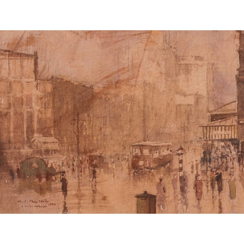 69 - Matthew James Macnally (Australian 1873-1943) 'A Winter Impression' signed, dated and titled 'M.J. M... 