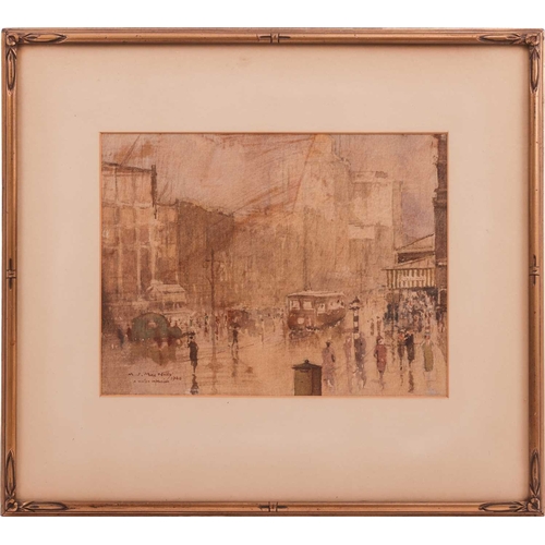 69 - Matthew James Macnally (Australian 1873-1943) 'A Winter Impression' signed, dated and titled 'M.J. M... 