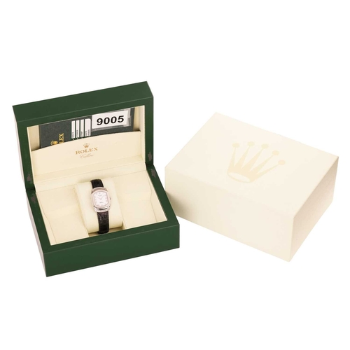 342 - Rolex  Cellissima Reference: 6692 Serial: D759926 Year: Purchased July 2008 Bezel: Smooth, Diamond-... 