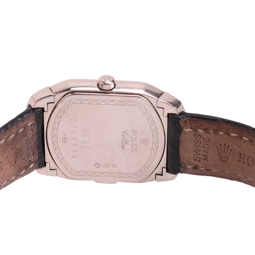 342 - Rolex  Cellissima Reference: 6692 Serial: D759926 Year: Purchased July 2008 Bezel: Smooth, Diamond-... 