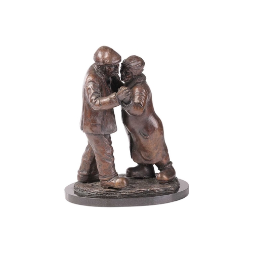 191 - Alexander Millar (b.1960) Scottish, 'Moonlight Shenanigans', a limited edition patinated bronze, an ... 