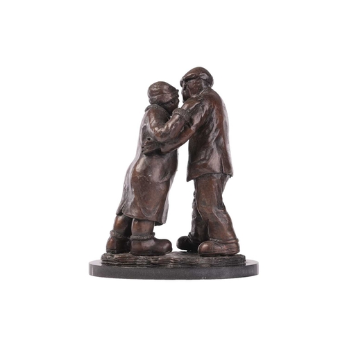 191 - Alexander Millar (b.1960) Scottish, 'Moonlight Shenanigans', a limited edition patinated bronze, an ... 