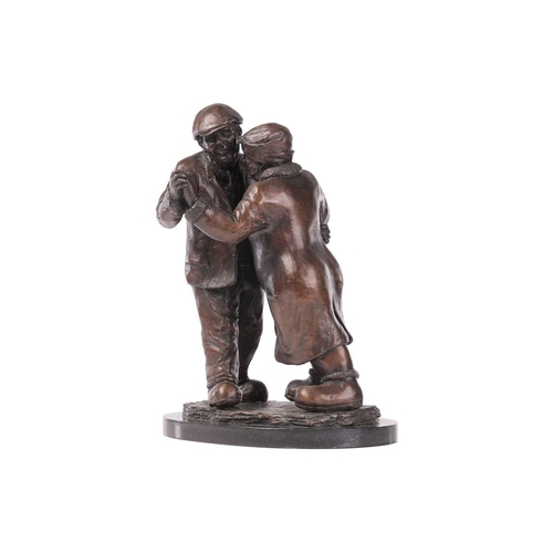 191 - Alexander Millar (b.1960) Scottish, 'Moonlight Shenanigans', a limited edition patinated bronze, an ... 