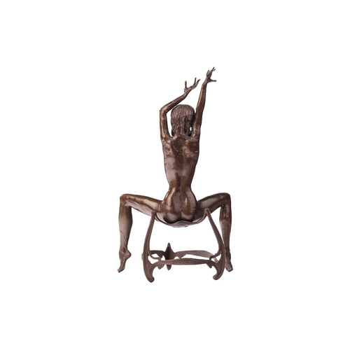 192 - Tom Merrifield (1933-2021), a large patinated bronze figure of a seated female nude, signed and mark... 