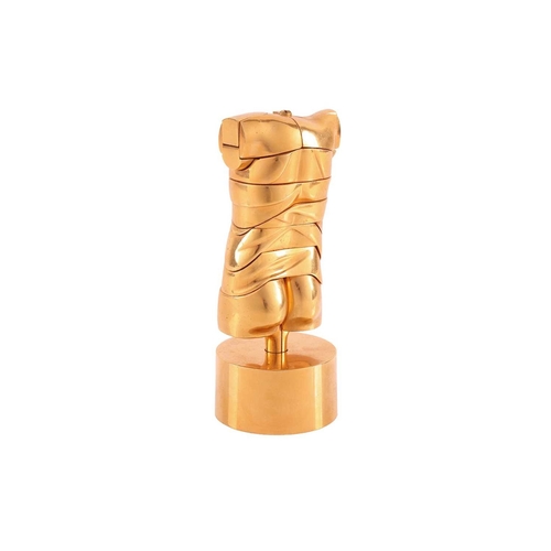 196 - Miguel Ortiz Berrocal (1933–2006) Spanish, 'Mini David', a gilt metal sculpture, limited edition num... 