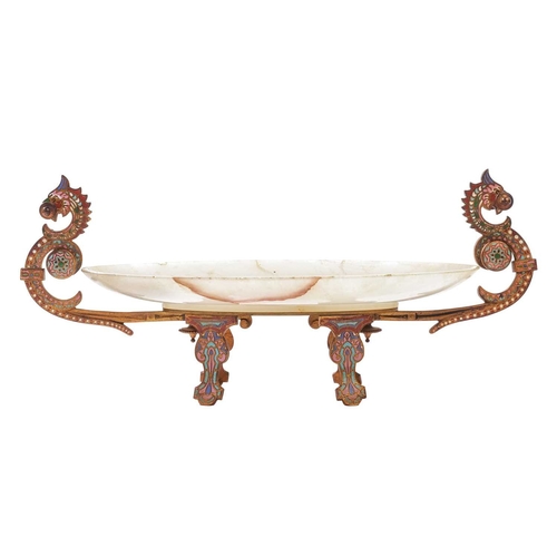 197 - After Cousteau, a gilt bronze figure of the Marley horse and handler, late 19th/early 20th century, ... 