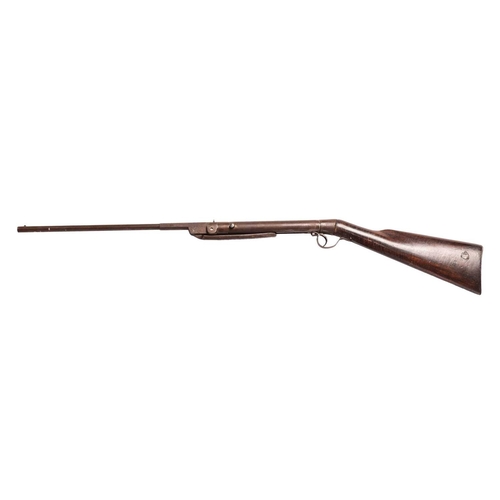 205 - An early 20th century 'DianaWerk' type 177 air rifle, bearing a trade/retailer's label to the stock ... 