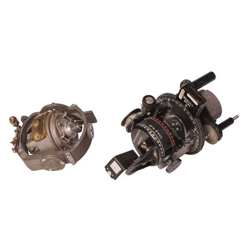 210 - A group of WW2 and later Military and civil aeronautical instruments and gauges, to include a Kollsm... 