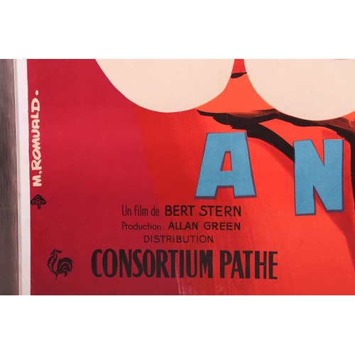 219 - 'Jazz a Newport', a large original French poster, designed by M. Romauld, from the film of the 1958 ... 