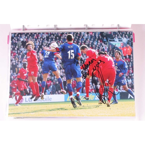 220 - Liverpool FC: a collection of approximately 240 signed large autographed colour photographs, dating ... 