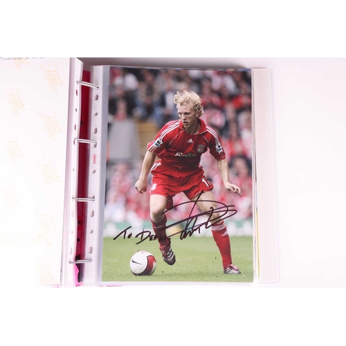 220 - Liverpool FC: a collection of approximately 240 signed large autographed colour photographs, dating ... 