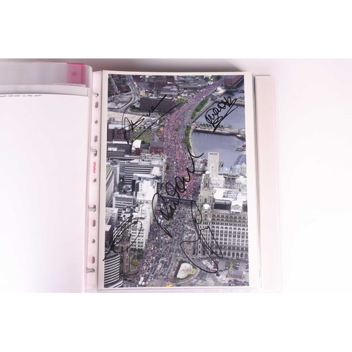 220 - Liverpool FC: a collection of approximately 240 signed large autographed colour photographs, dating ... 