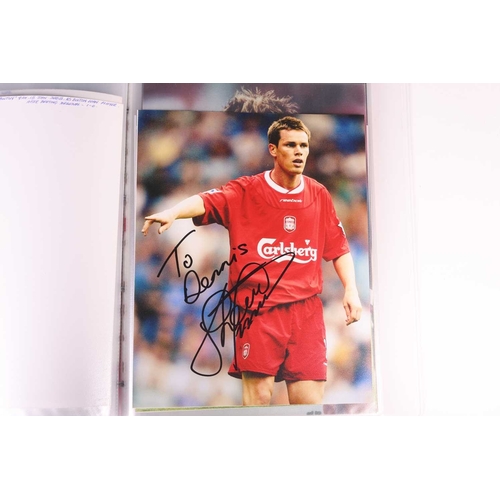 220 - Liverpool FC: a collection of approximately 240 signed large autographed colour photographs, dating ... 