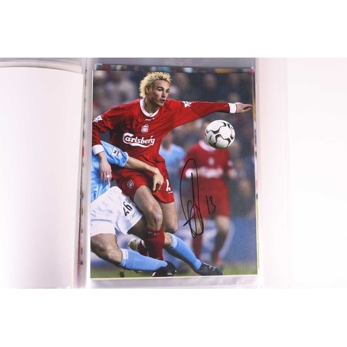 220 - Liverpool FC: a collection of approximately 240 signed large autographed colour photographs, dating ... 