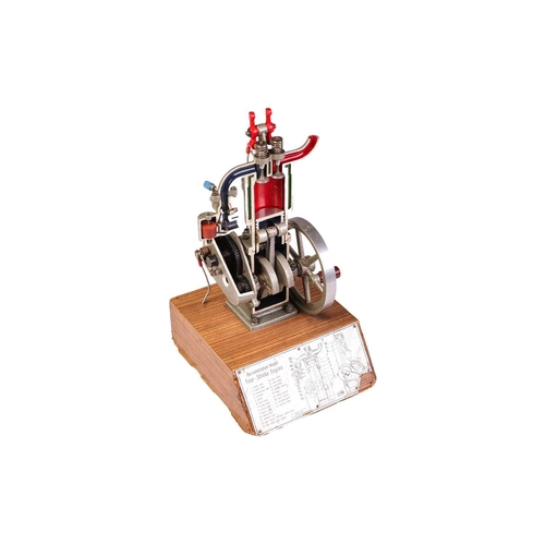 223 - A 4-Stroke Internal Combustion Engine demonstration model, Made in Germany by Hohm (1960s/70s), the ... 
