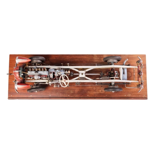 225 - A Hohm driving school large-scale instructional model car, German, post-War, (1960s), the cutaway mo... 