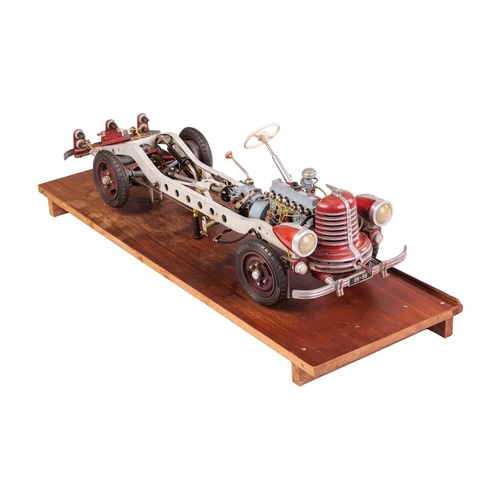 225 - A Hohm driving school large-scale instructional model car, German, post-War, (1960s), the cutaway mo... 